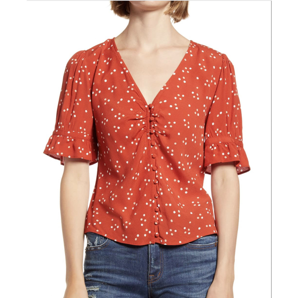 Madewell Polka Dot Daylight Top